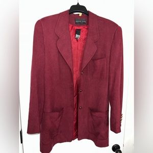 Vintage Burgundy Blazer